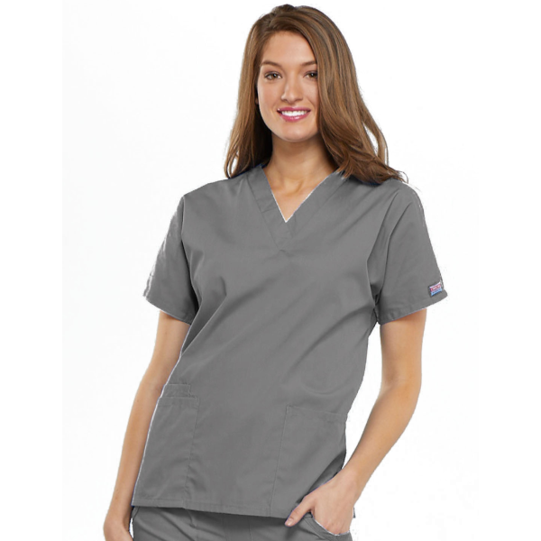 Bata médica de hombre, 2 bolsillos, originales de ropa de trabajo Cherokee (4700)