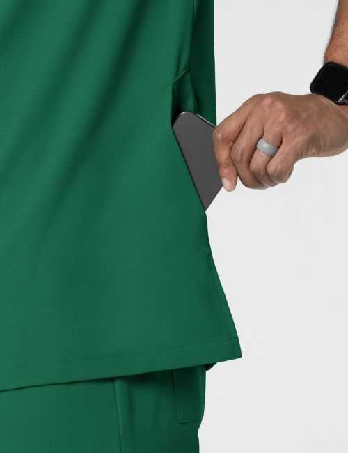 Bata médica para hombre repelente al agua, Wonderwink "Thrive" (6622)