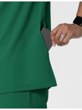 Water-repellent men's medical coat, Wonderwink "Thrive" (6622)