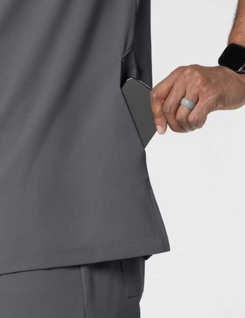 Bata médica para hombre repelente al agua, Wonderwink "Thrive" (6622)