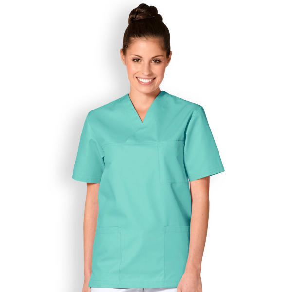 Women's V-Neck Medical Blouse, Dickies, 2 pockets, "EDS Signature" Collection (86706)