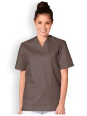 Women's V-Neck Medical Blouse, Dickies, 2 pockets, "EDS Signature" Collection (86706)