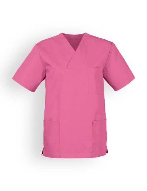 Blusa médica de cuello en V para mujeres, Dickies, 2 bolsillos, Colección "EDS Signature" (86706)