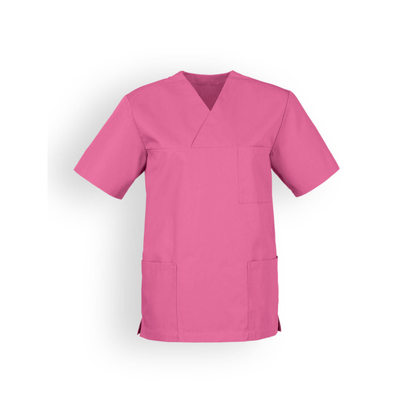Blusa médica de cuello en V para mujeres, Dickies, 2 bolsillos, Colección "EDS Signature" (86706)