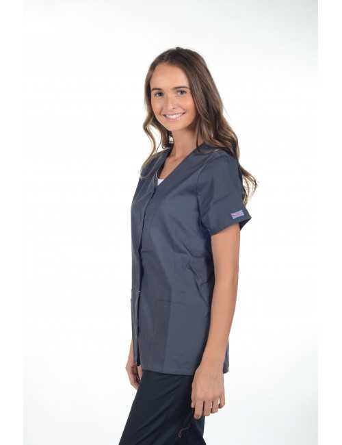 Women's medical blouse with press studs, Cherokee Workwear Originals (4770)
