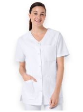 Bata médica unisex “Alix”, bata clínica, 3 bolsillos