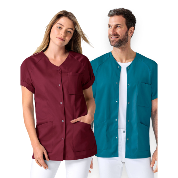 “Alix” unisex medical coat, Clinic dress, 3 pockets