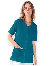 Bata médica unisex “Alix”, bata clínica, 3 bolsillos