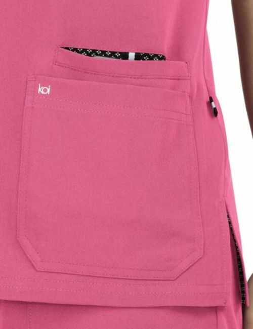 Koi Medical Blouse Mujer "Hustle and Heart", colección Koi Next Gen (1019)