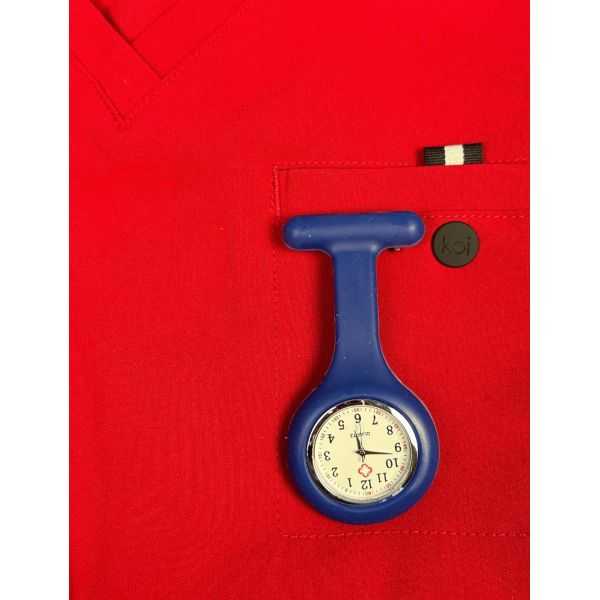 Reloj de silicona de enfermera azul marino