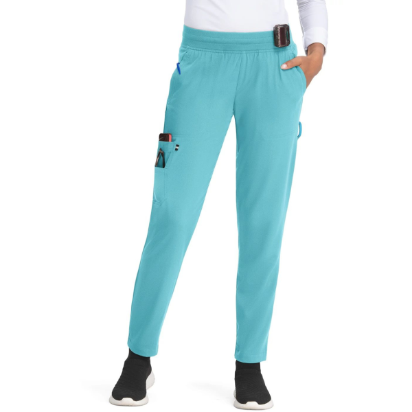 Pantalones médicos Koi para mujer "Positive Waves", colección Koi Next Gen (740)