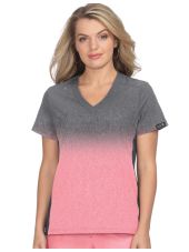 Blouse médicale originale Femme "Dégradé rose", 2 poches Koi (1031PR-C140)