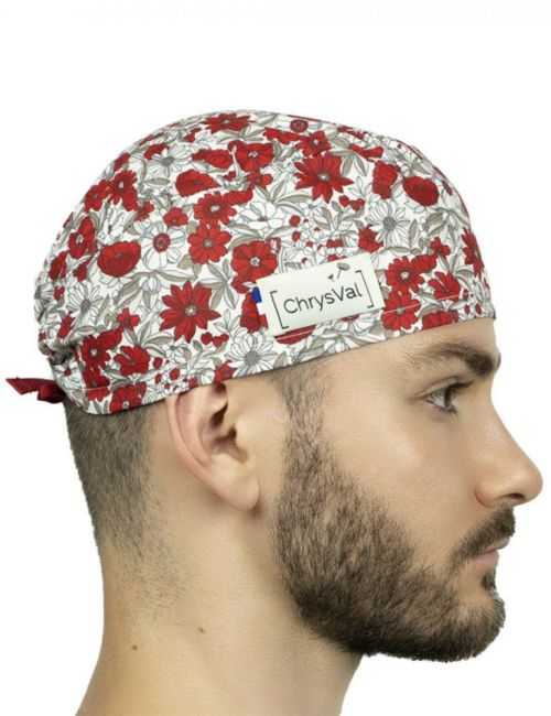 Medical Cap trèfle Blue 100% coton Chrysval (211-778)