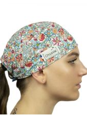 Gorro médico corto "Romance" 100% algodón CHRYSVAL (211-372)
