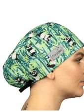 Gorra médica Azul flamencos rosados100% algodón Chrysval (211-215)