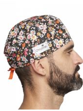 Short medical cap "Romance" 100% cotton CHRYSVAL (211-372)