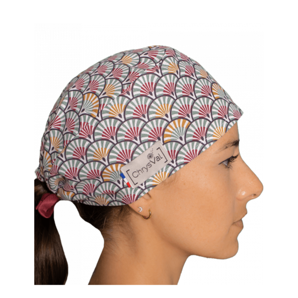 Short medical cap "Fans" 100% cotton CHRYSVAL (211-621)