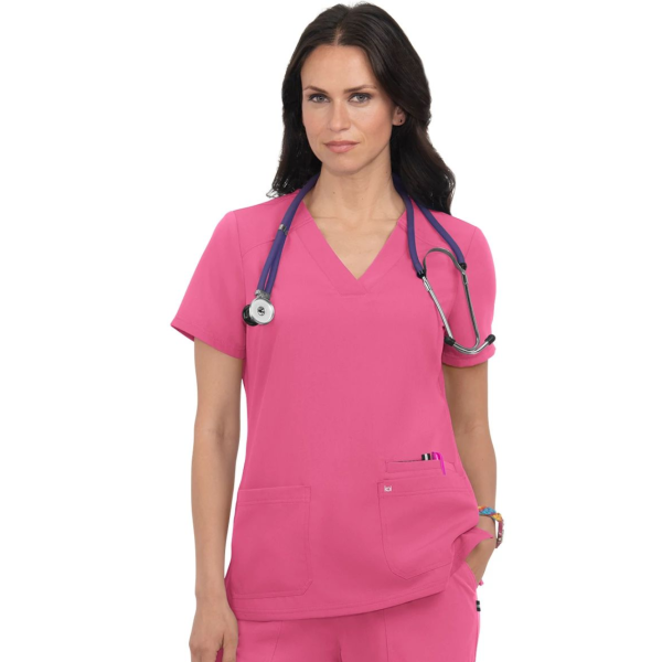 Blouse médicale Femme Koi "Hustle and Heart", 2 poches Koi Next Gen (1019) Blouse médicale Femme Koi "Hustle and Heart", 2 poches Koi Next Gen (1019)