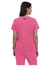 Blouse médicale Femme Koi "Hustle and Heart", 2 poches Koi Next Gen (1019)