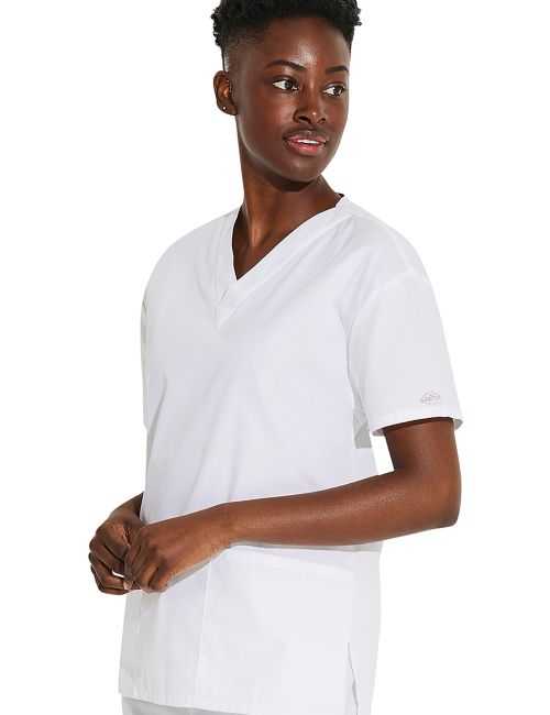 Women's V-Neck Medical Blouse, Dickies, 2 pockets, "EDS Signature" Collection (86706)