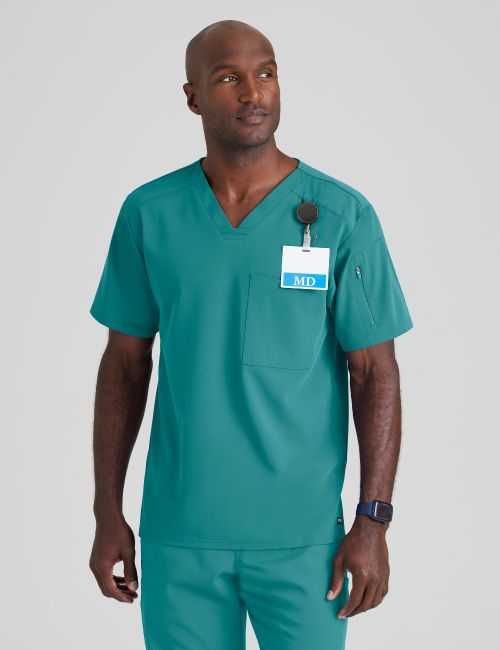 Bata médica para hombre, colección "Grey's Anatomy Stretch" (GRST079-)