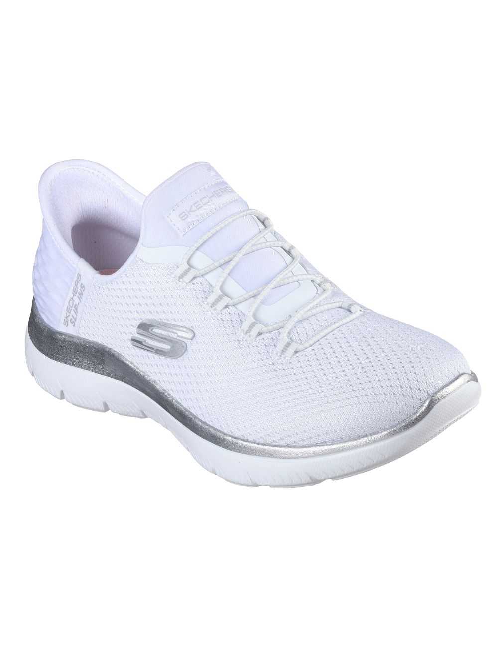 Joom Tenis Blancos Bajos Skechers Bambas Blancas Sin Cordones