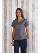 Blouse femme Cache coeur Dickies, collection Gen Flex