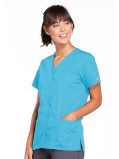 Blouse médicale unisexe bouton pression, Cherokee Originals, 2 poches (WWE4770) PROMO