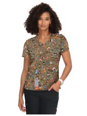 Bata médica original para mujer "Autumn Dog", (384PR-CPO)