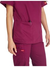 Men's V-Neck Medical Blouse, Dickies, 2 pockets, "EDS Signature" Collection (86706)