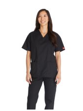 Men's V-Neck Medical Blouse, Dickies, 2 pockets, "EDS Signature" Collection (86706)
