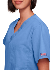 Bata médica para hombre, 3 bolsillos, Cherokee Workwear Originals (4876)