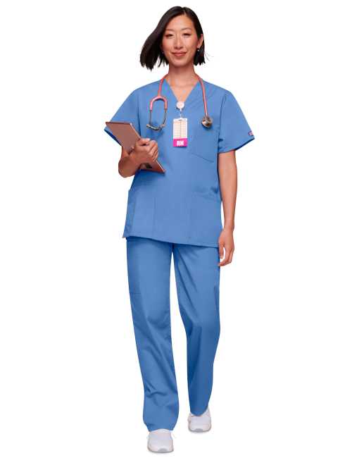 Bata médica para hombre, 3 bolsillos, Cherokee Workwear Originals (4876)