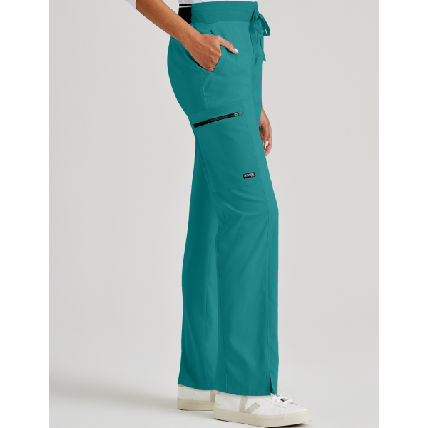 Pantalones médicos para mujeres, colección "Grey's Anatomy Stretch" (GVSP509-)