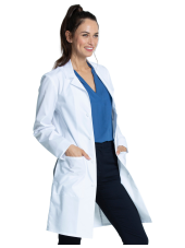 Blouse médicale Blanche Longue unisexe, Cherokee, collection "Project Lab" (CKE460) dos