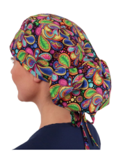 Calot médical Cheveux Longs "Fleurs lumineuses" (815-8652)