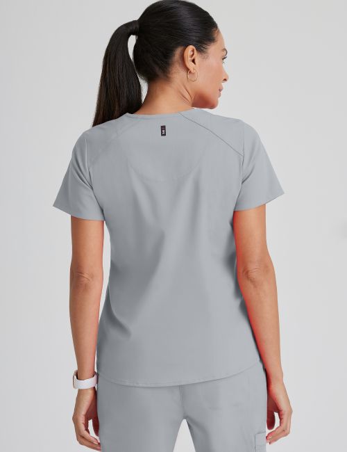 Blusa médica de mujer, "Grey's Anatomy Stretch" 2 bolsas (GRST011)