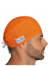 Calot médical court "Mandarine" 100% coton CHRYSVAL (211-629)