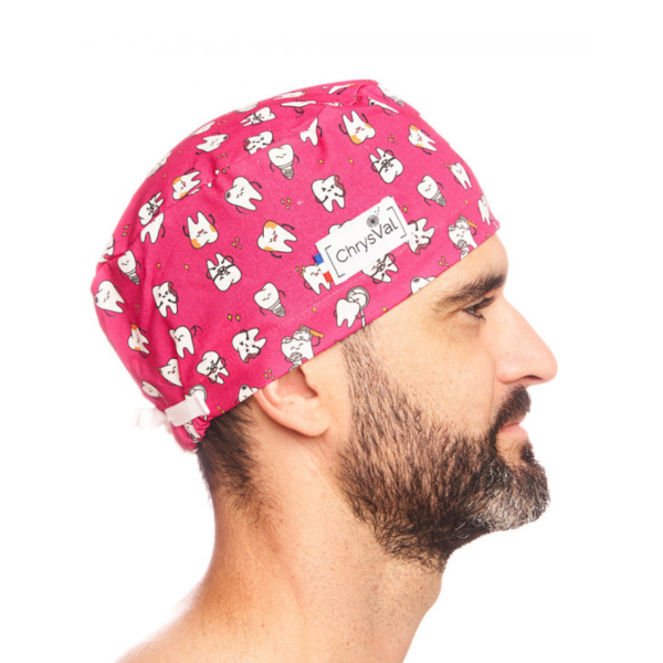 Calot médical couvrant "Dent'Lerose" 100% coton CHRYSVAL (211-958)