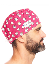 Calot médical couvrant "Dent'Lerose" 100% coton CHRYSVAL (211-958)