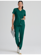 Blouse médicale Femme anti-statique (anti poils et cheveux) "Barco One", 4 poches (BOT5105)