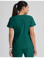 Blouse médicale Femme anti-statique (anti poils et cheveux) "Barco One", 4 poches (BOT5105)
