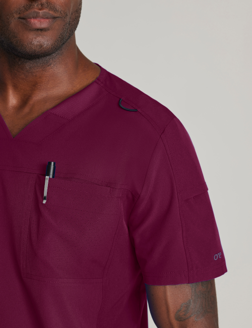 Blouse médicale Homme anti-statique (anti-poils et cheveux) "Barco One", 2 poches (BOT195)