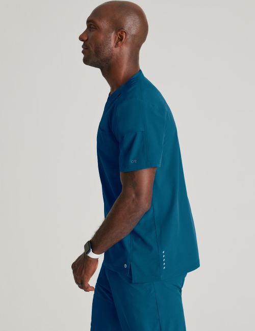 Blouse médicale Homme anti-statique (anti-poils et cheveux) "Barco One", 2 poches (BOT195)