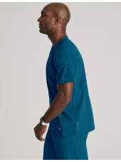 Blouse médicale Homme anti-statique (anti-poils et cheveux) "Barco One", 2 poches (BOT195)