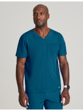 Blouse médicale Homme anti-statique (anti-poils et cheveux) "Barco One", 2 poches (BOT195)