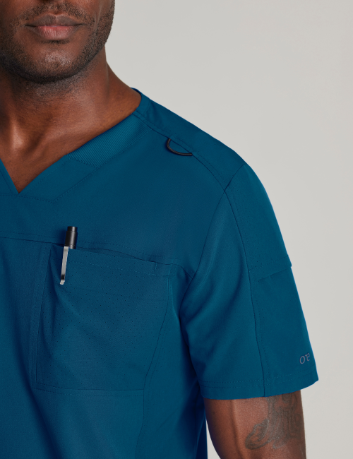 Blouse médicale Homme anti-statique (anti-poils et cheveux) "Barco One", 2 poches (BOT195)