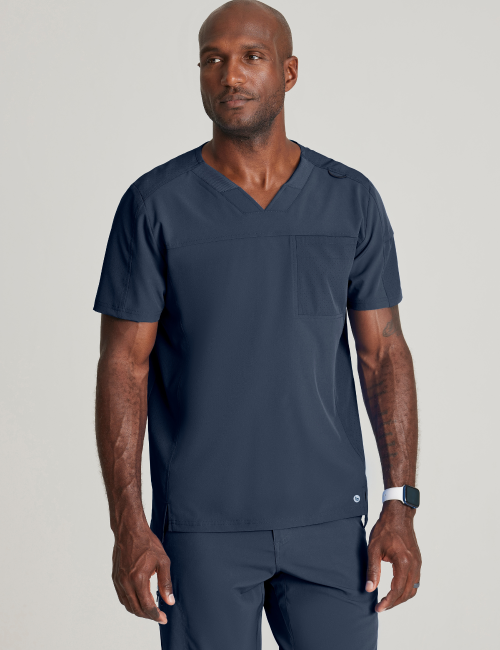Blouse médicale Homme anti-statique (anti-poils et cheveux) "Barco One", 2 poches (BOT195)