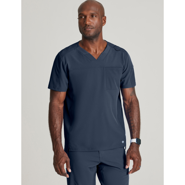 Blouse médicale Homme anti-statique (anti-poils et cheveux) "Barco One", 2 poches (BOT195)