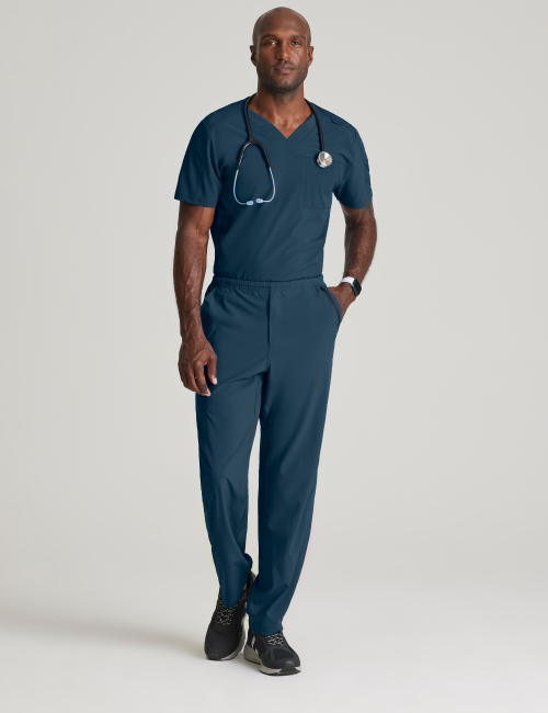 Blouse médicale Homme anti-statique (anti-poils et cheveux) "Barco One", 2 poches (BOT195)